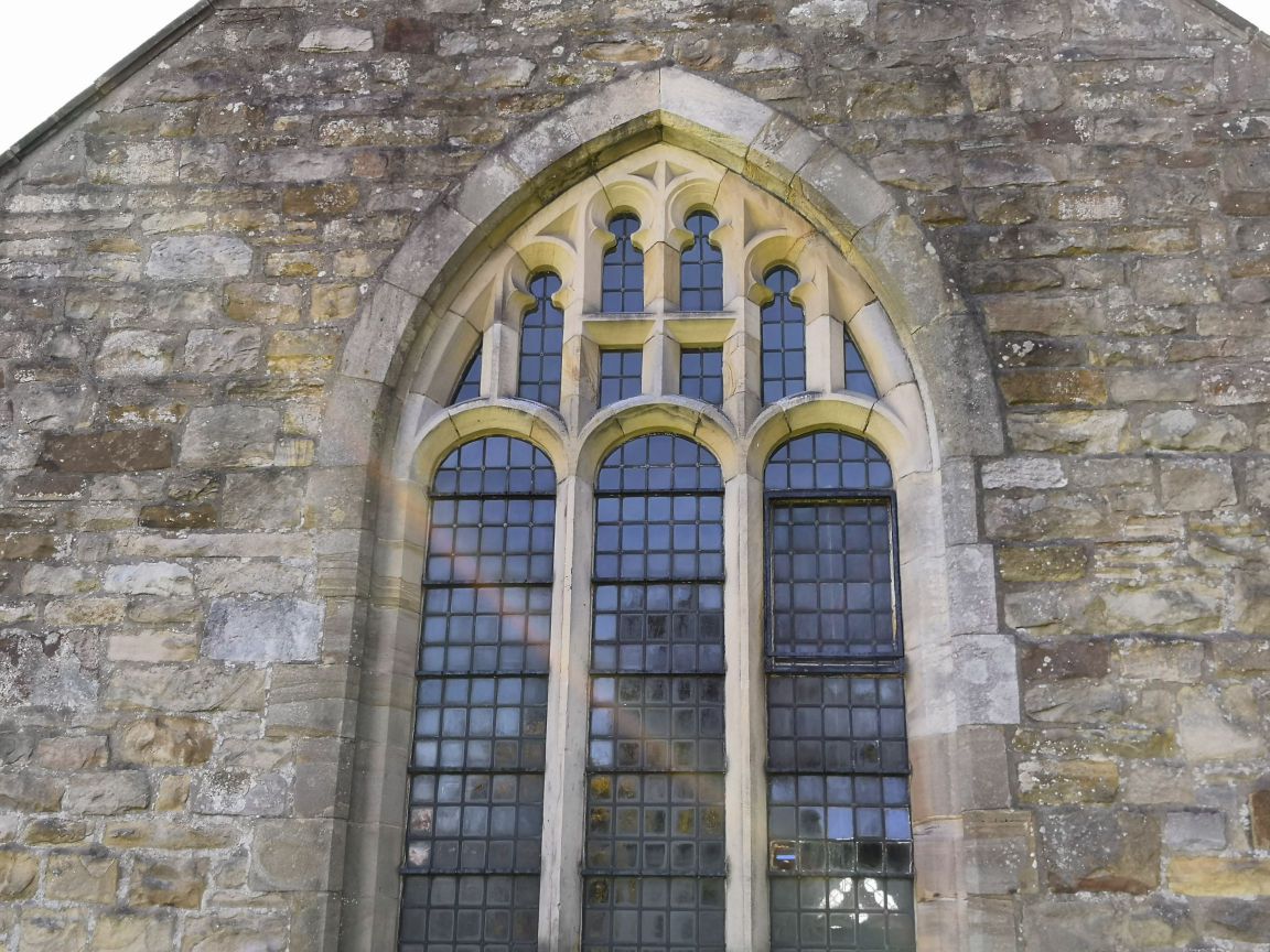 Church traciery window